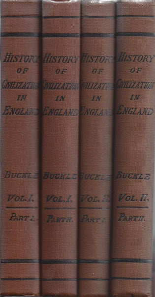 History of Civilization in England 4 Volume Set